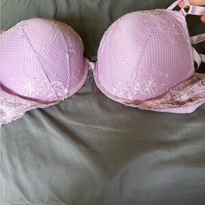 Elegant Lace Lavender Bra